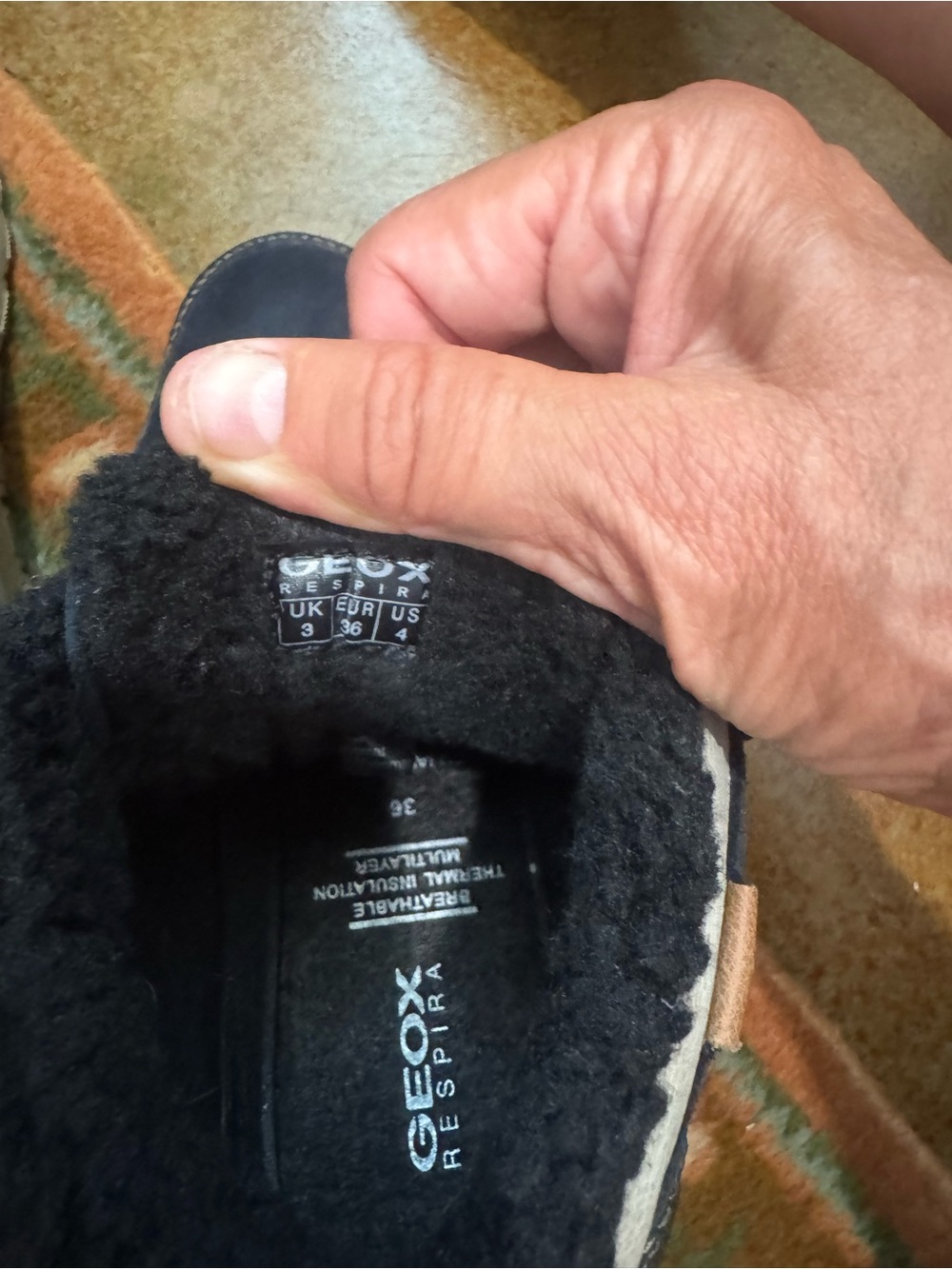 GEOX Kids Navy Suede Lace-Up Casual Shoes - Picture 7 of 7